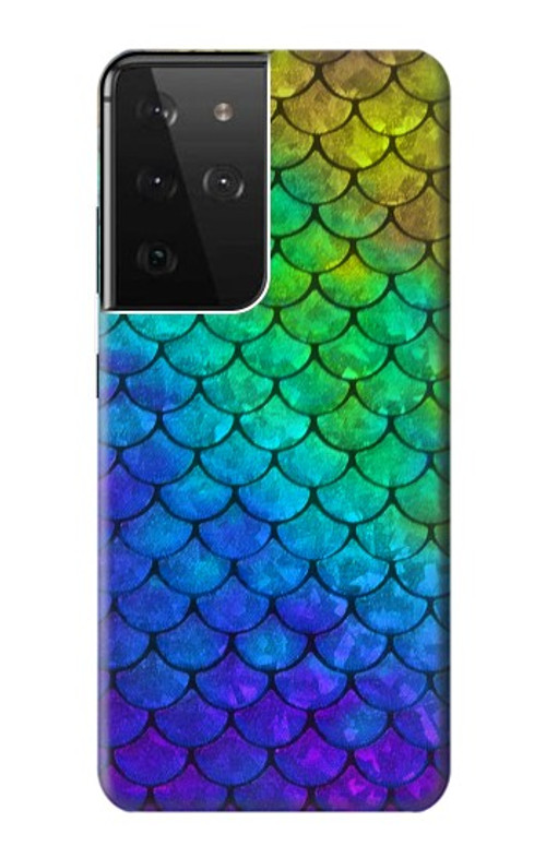 S2930 Mermaid Fish Scale Case Cover Custodia per Samsung Galaxy S21 Ultra 5G