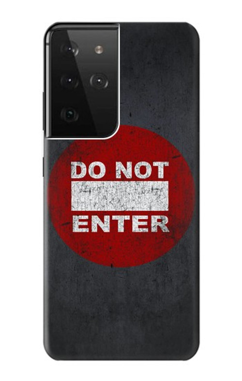 S3683 Do Not Enter Case Cover Custodia per Samsung Galaxy S21 Ultra 5G