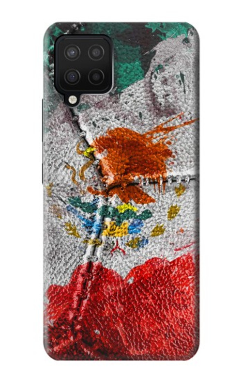 S3314 Mexico Flag Vinatage Football Graphic Case Cover Custodia per Samsung Galaxy A12