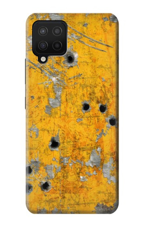 S3528 Bullet Rusting Yellow Metal Case Cover Custodia per Samsung Galaxy A12