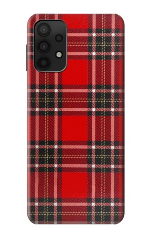 S2374 Tartan Red Pattern Case Cover Custodia per Samsung Galaxy A32 5G