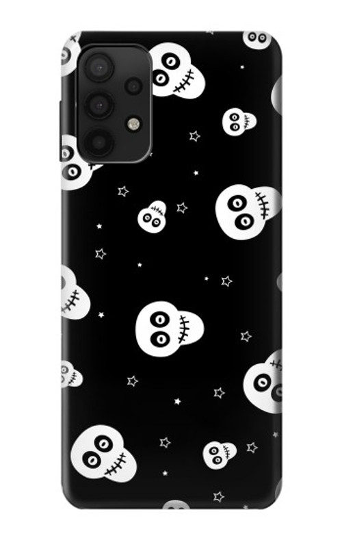 S3261 Smile Skull Halloween Pattern Case Cover Custodia per Samsung Galaxy A32 5G