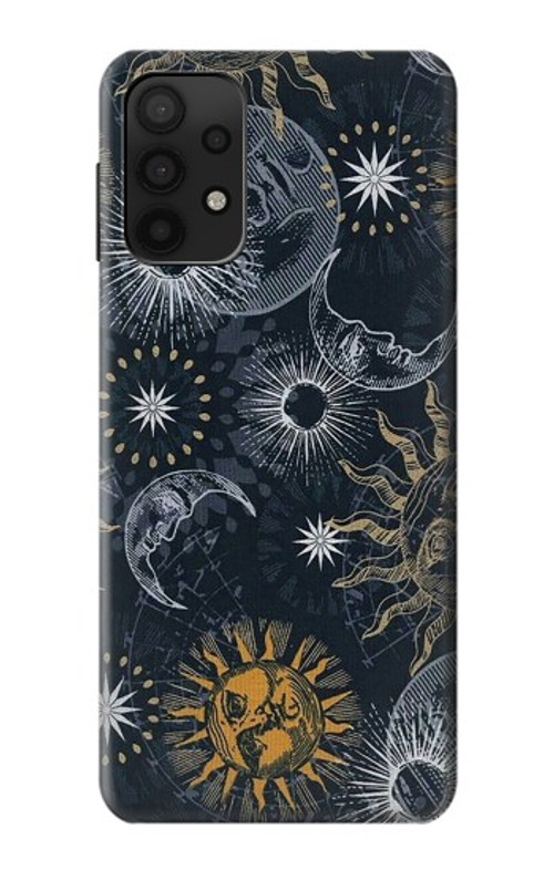 S3702 Moon and Sun Case Cover Custodia per Samsung Galaxy A32 5G