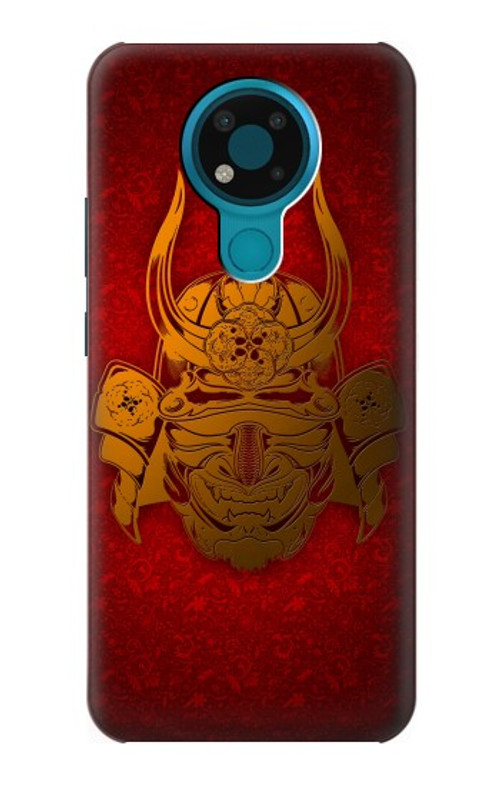 S0820 Samurai Mask Helmet Case Cover Custodia per Nokia 3.4