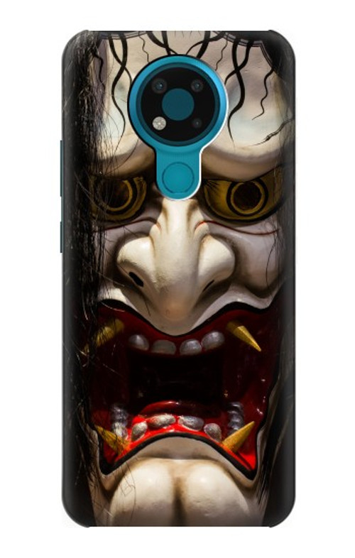 S2112 Hannya Demon Mask Case Cover Custodia per Nokia 3.4