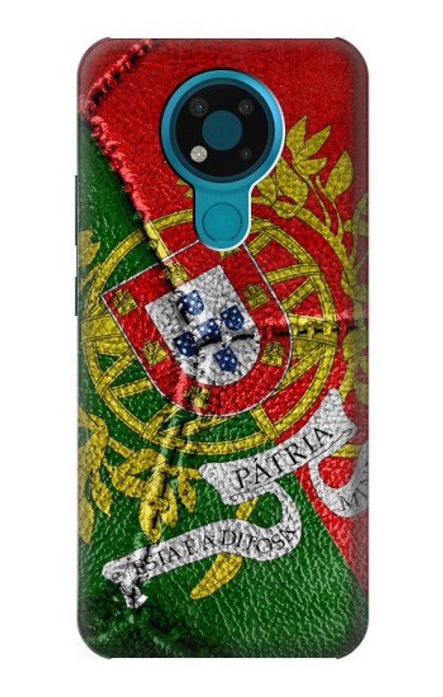 S3300 Portugal Flag Vintage Football Graphic Case Cover Custodia per Nokia 3.4