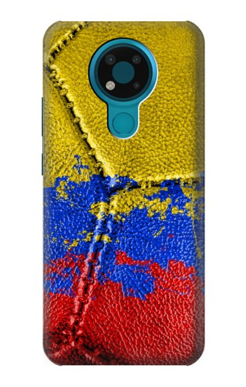 S3306 Colombia Flag Vintage Football Graphic Case Cover Custodia per Nokia 3.4