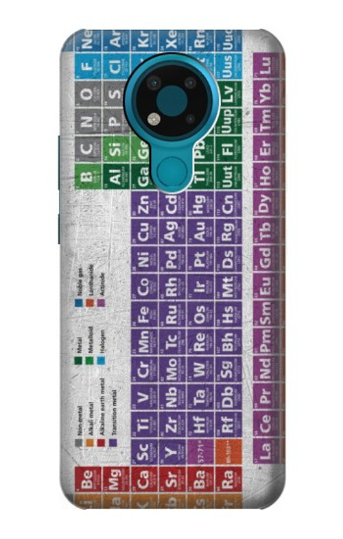 S3383 Periodic Table Case Cover Custodia per Nokia 3.4