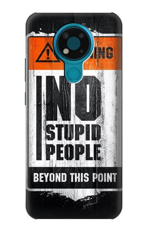 S3704 No Stupid People Case Cover Custodia per Nokia 3.4