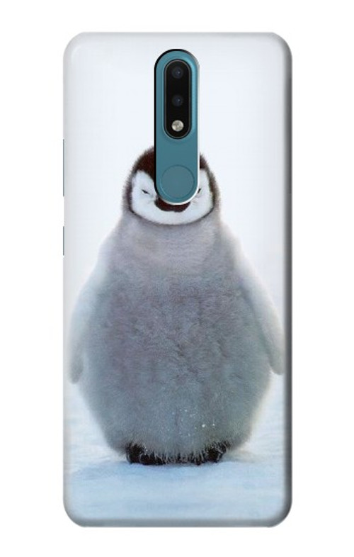 S1075 Penguin Ice Case Cover Custodia per Nokia 2.4