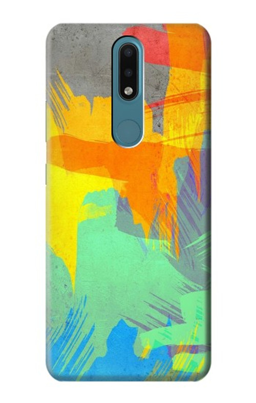 S3423 Brush Stroke Case Cover Custodia per Nokia 2.4