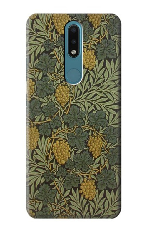 S3662 William Morris Vine Pattern Case Cover Custodia per Nokia 2.4