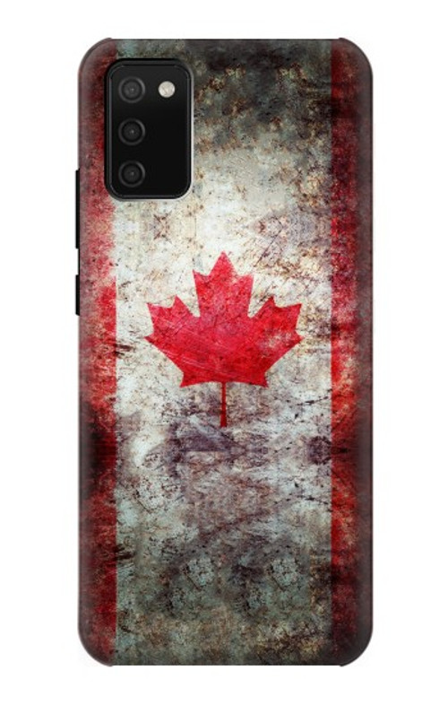 S2490 Canada Maple Leaf Flag Texture Case Cover Custodia per Samsung Galaxy A02s, Galaxy M02s