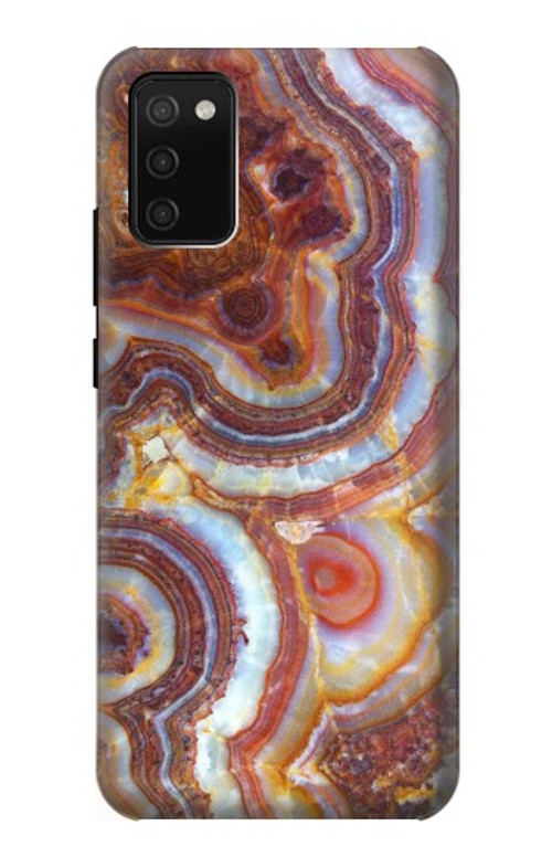 S3034 Colored Marble Texture Printed Case Cover Custodia per Samsung Galaxy A02s, Galaxy M02s