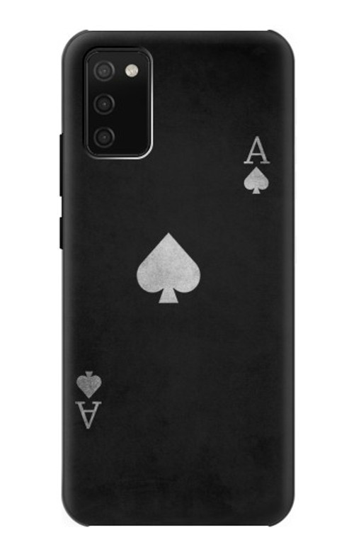 S3152 Black Ace of Spade Case Cover Custodia per Samsung Galaxy A02s, Galaxy M02s S3152 Black Ace of Spade Case Cover Custodia per Samsung Galaxy A02s, Galaxy M02s