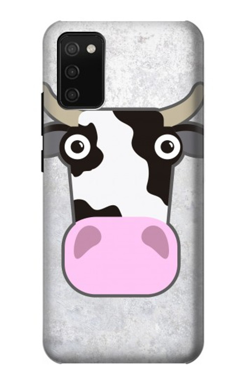 S3257 Cow Cartoon Case Cover Custodia per Samsung Galaxy A02s, Galaxy M02s