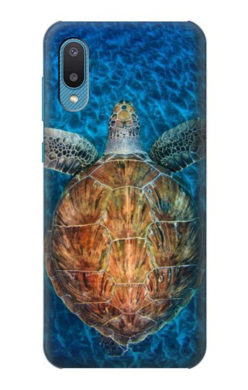 S1249 Blue Sea Turtle Case Cover Custodia per Samsung Galaxy A04, Galaxy A02, M02