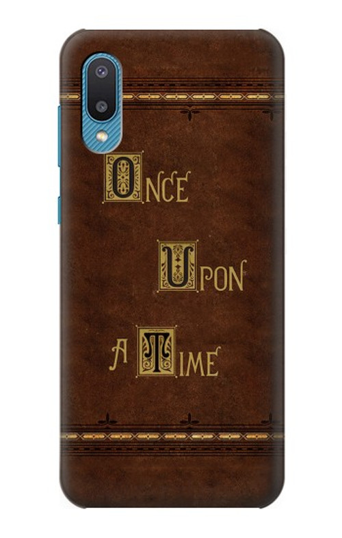 S2643 Once Upon A Time Book Case Cover Custodia per Samsung Galaxy A04, Galaxy A02, M02