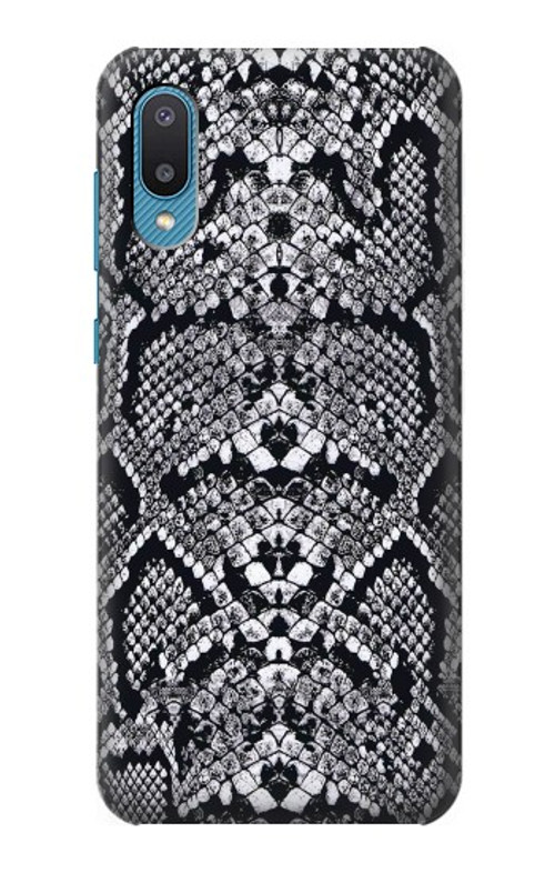 S2855 White Rattle Snake Skin Graphic Printed Case Cover Custodia per Samsung Galaxy A04, Galaxy A02, M02