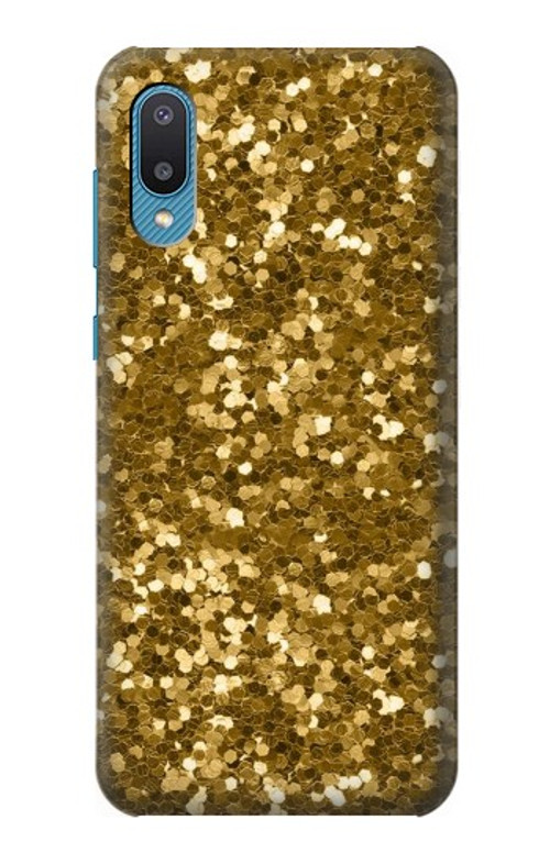 S3388 Gold Glitter Graphic Print Case Cover Custodia per Samsung Galaxy A04, Galaxy A02, M02