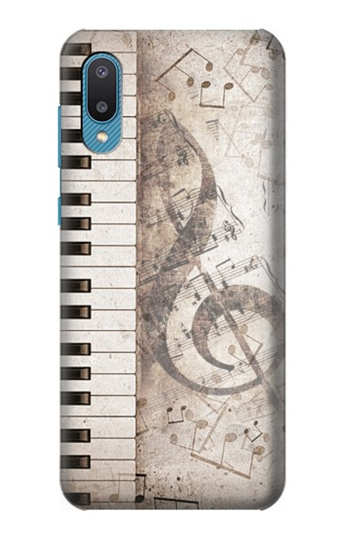 S3390 Music Note Case Cover Custodia per Samsung Galaxy A04, Galaxy A02, M02