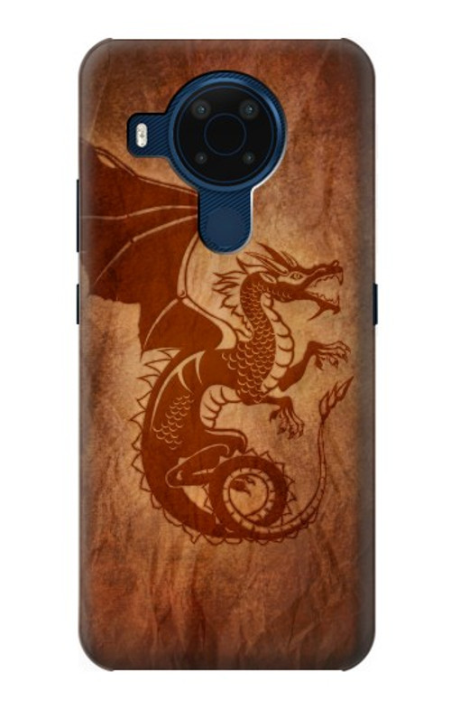 S3086 Red Dragon Tattoo Case Cover Custodia per Nokia 5.4