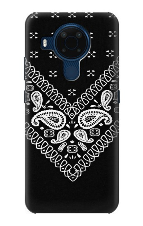 S3363 Bandana Black Pattern Case Cover Custodia per Nokia 5.4