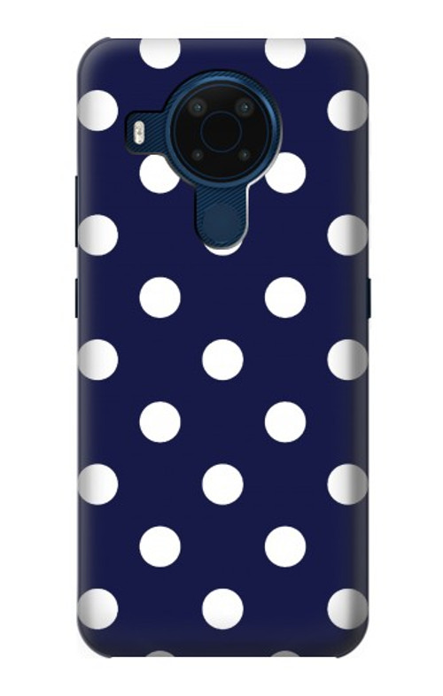 S3533 Blue Polka Dot Case Cover Custodia per Nokia 5.4