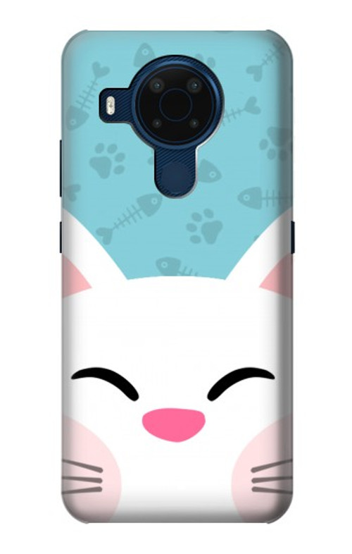 S3542 Cute Cat Cartoon Case Cover Custodia per Nokia 5.4