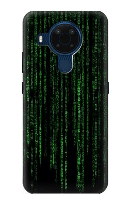 S3668 Binary Code Case Cover Custodia per Nokia 5.4