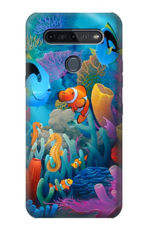 S3227 Underwater World Cartoon Case Cover Custodia per LG K51S