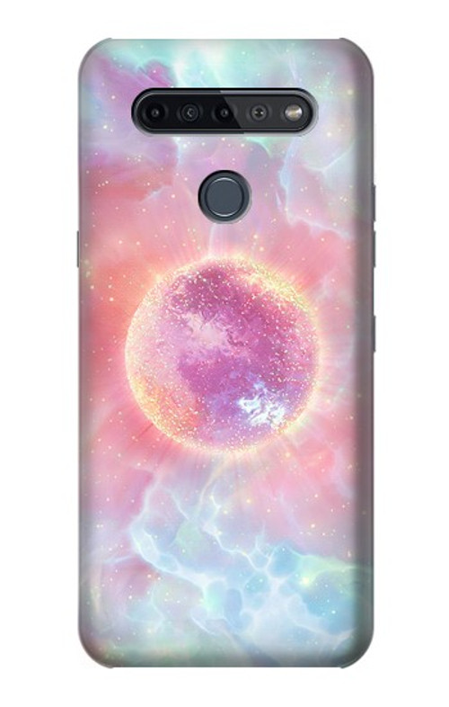 S3709 Pink Galaxy Case Cover Custodia per LG K51S