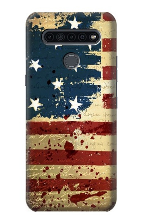 S2349 Old American Flag Case Cover Custodia per LG K41S