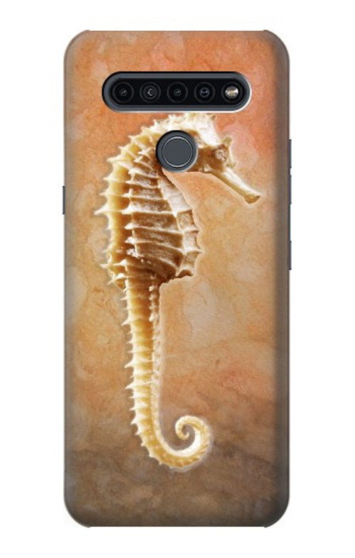 S2674 Seahorse Skeleton Fossil Case Cover Custodia per LG K41S