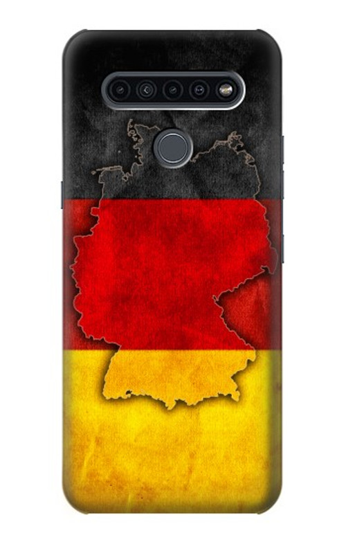 S2935 Germany Flag Map Case Cover Custodia per LG K41S