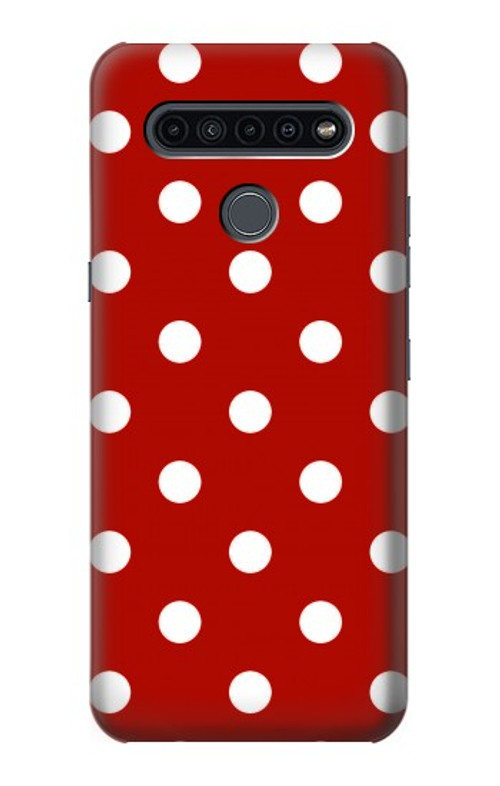 S2951 Red Polka Dots Case Cover Custodia per LG K41S