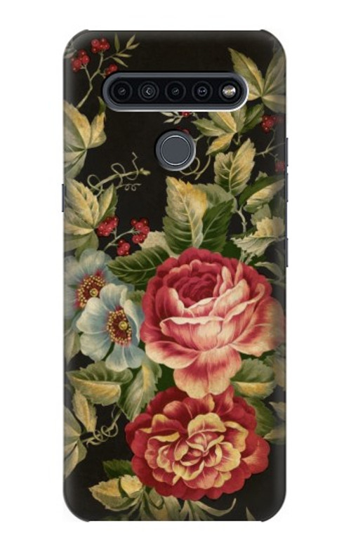 S3013 Vintage Antique Roses Case Cover Custodia per LG K41S