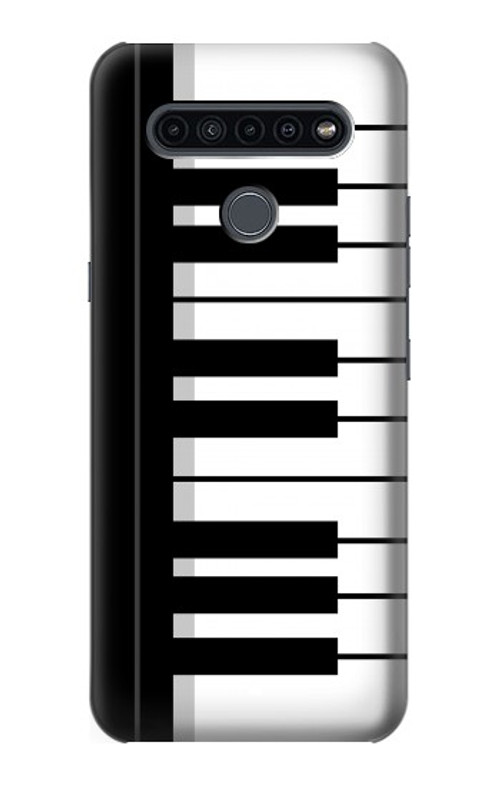 S3078 Black and White Piano Keyboard Case Cover Custodia per LG K41S