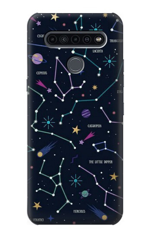 S3220 Star Map Zodiac Constellations Case Cover Custodia per LG K41S