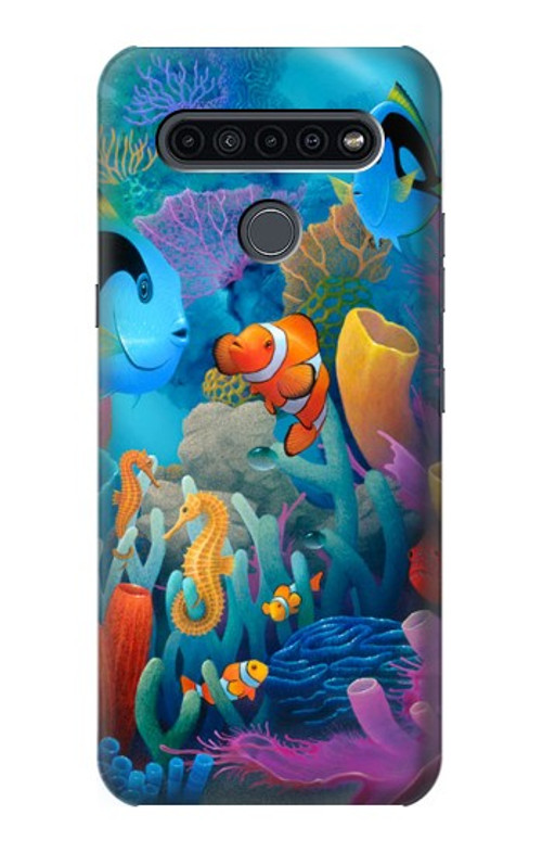 S3227 Underwater World Cartoon Case Cover Custodia per LG K41S