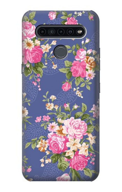 S3265 Vintage Flower Pattern Case Cover Custodia per LG K41S