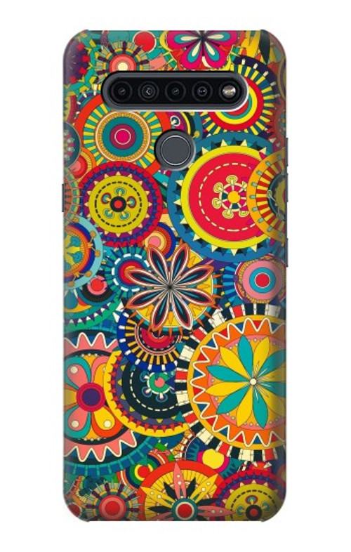 S3272 Colorful Pattern Case Cover Custodia per LG K41S