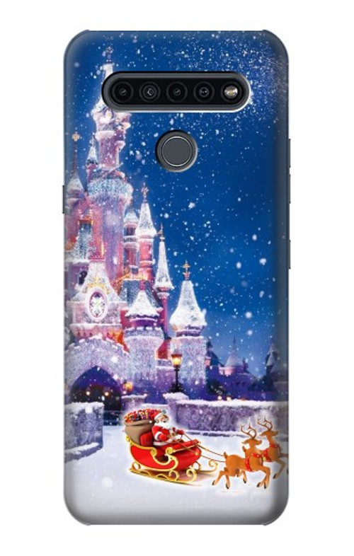 S3282 Santa Xmas Castle Case Cover Custodia per LG K41S