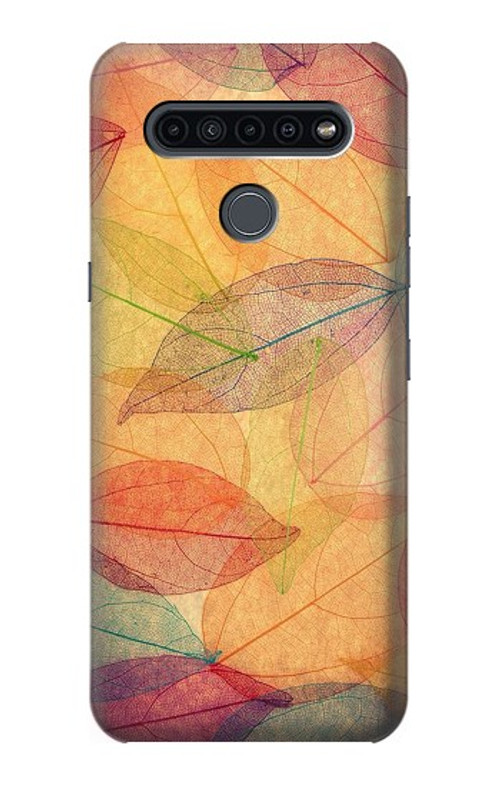 S3686 Fall Season Leaf Autumn Case Cover Custodia per LG K41S