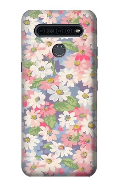 S3688 Floral Flower Art Pattern Case Cover Custodia per LG K41S