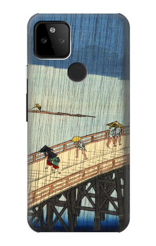 S3347 Utagawa Hiroshige Sudden shower Case Cover Custodia per Google Pixel 5A 5G