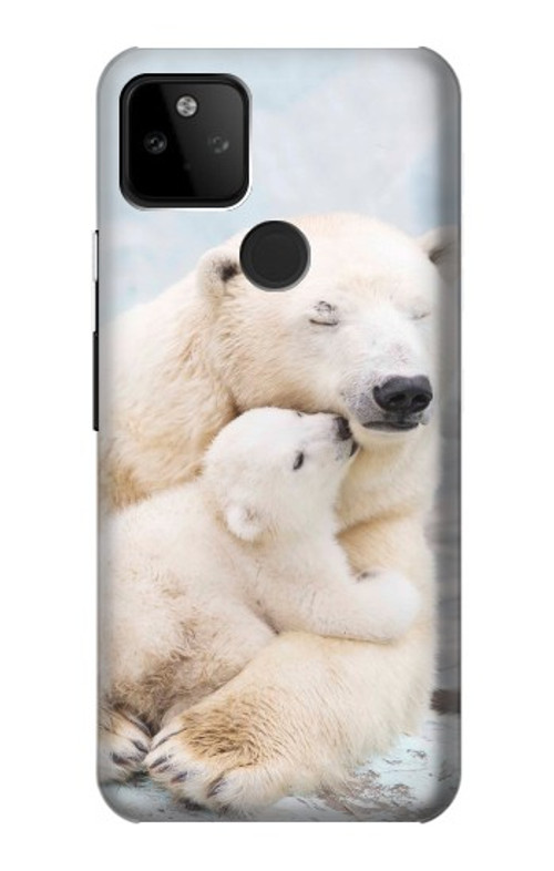 S3373 Polar Bear Hug Family Case Cover Custodia per Google Pixel 5A 5G