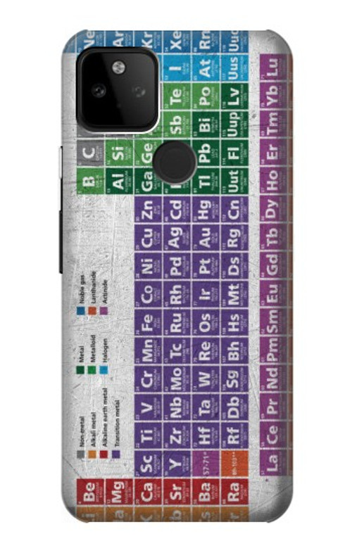 S3383 Periodic Table Case Cover Custodia per Google Pixel 5A 5G