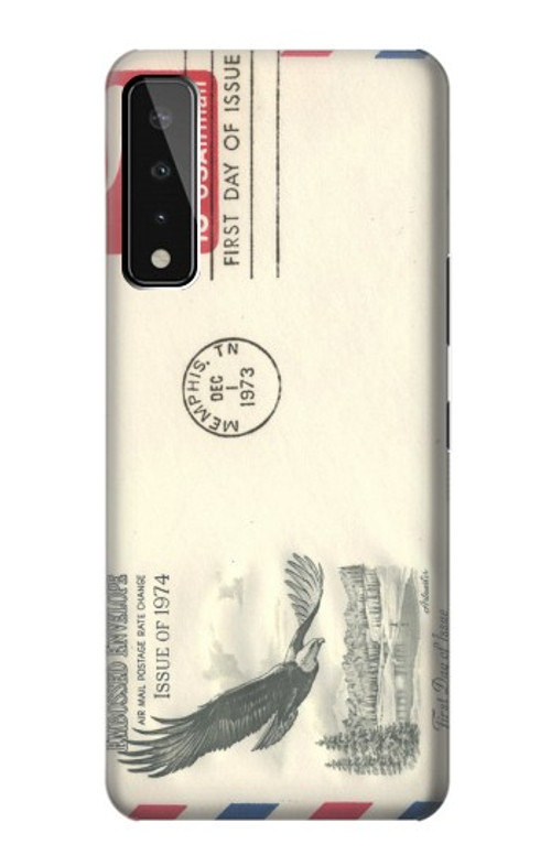 S3551 Vintage Airmail Envelope Art Case Cover Custodia per LG Stylo 7 4G