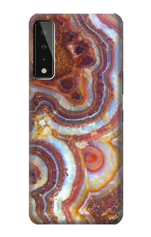 S3034 Colored Marble Texture Printed Case Cover Custodia per LG Stylo 7 5G